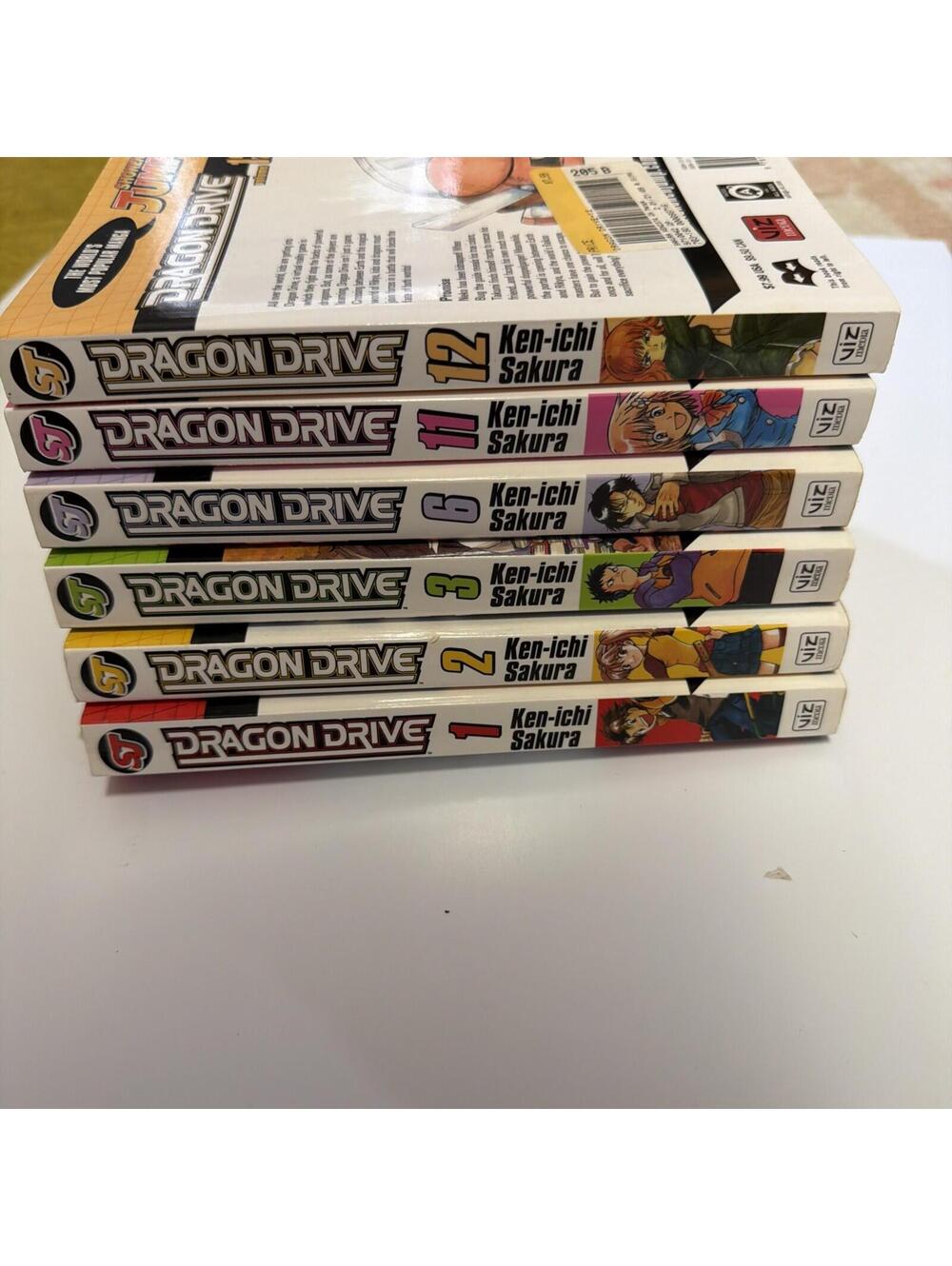 Dragon Drive English Manga Lot 1-3, 6, 11-12 Viz